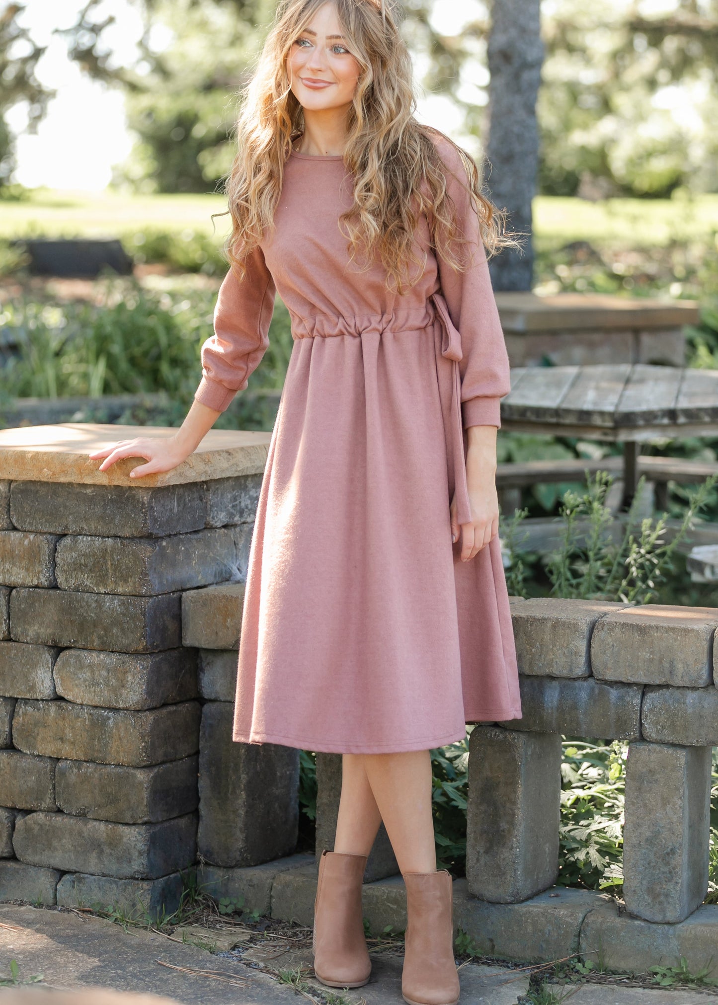 Blair Long Sleeve Midi Dress