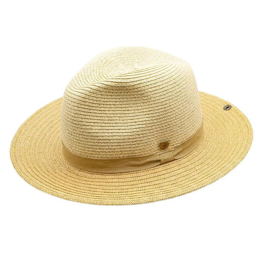 Peter Grimm Bruce - Straw Fedora Hat
