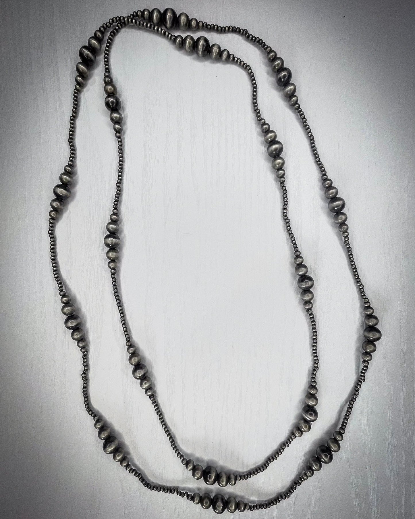 Bunk Navajo Style Pearl Layer Fashion Necklace
