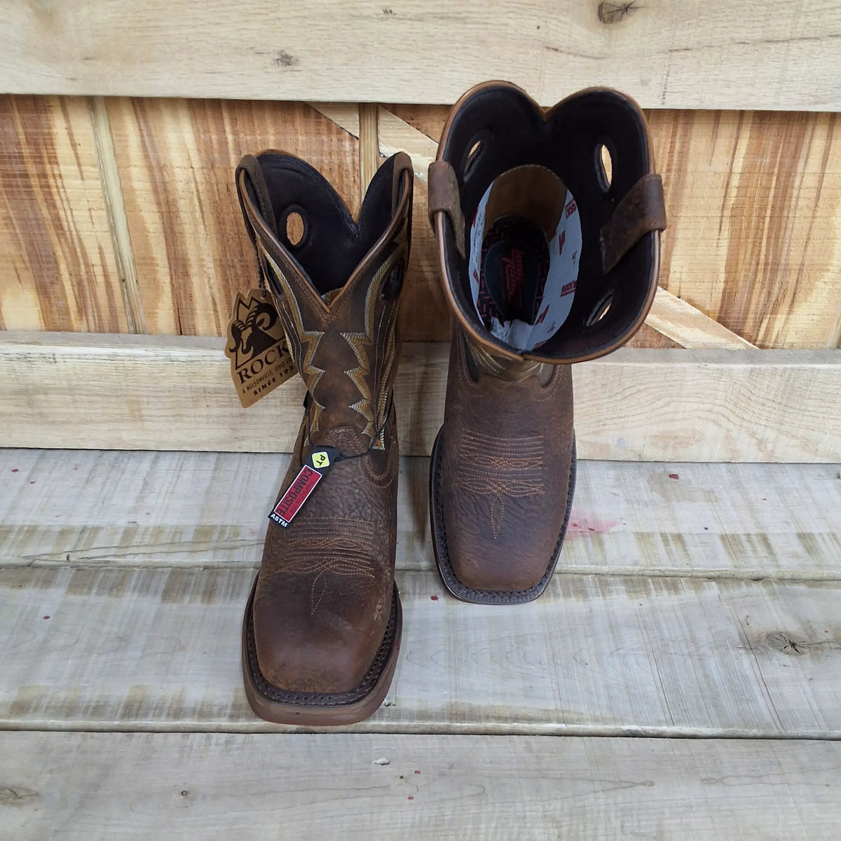 Rocky Long Range Work Boots by Wild West Outfitters
