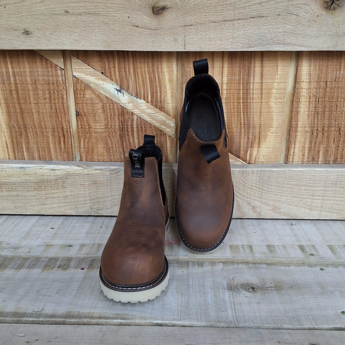 Rocky Mens Grindstone XTR Chelsea Work Boots by Wild West Outfitters
