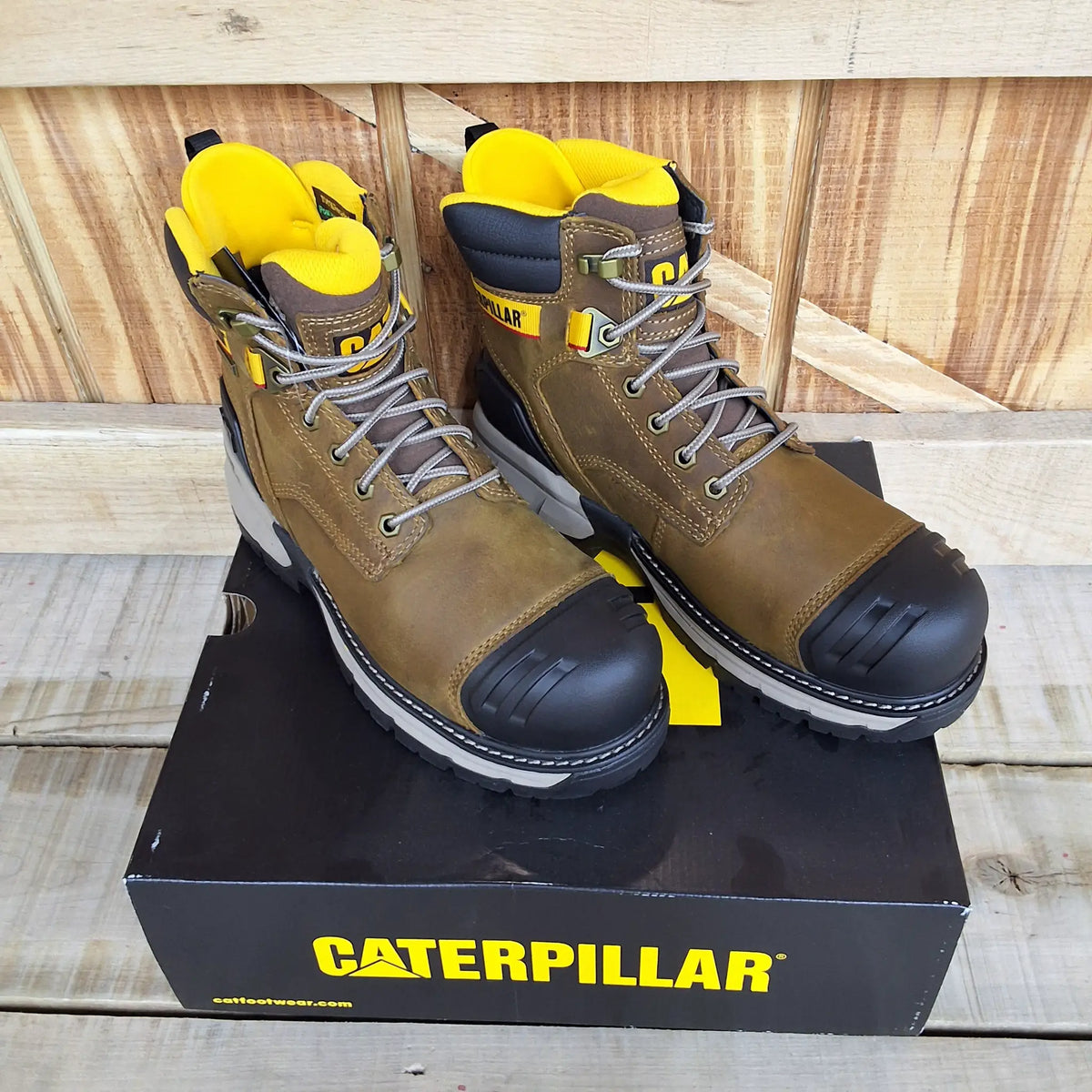 Caterpillar Excavator 6" Powerspring WP CT Mens by Wild West Outfitters