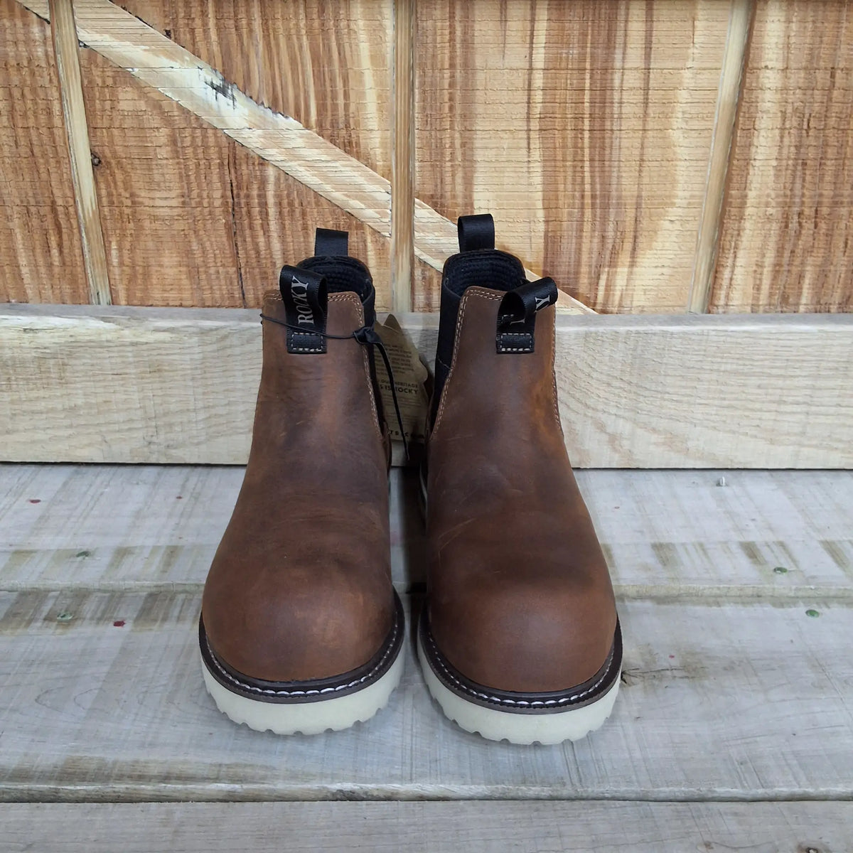 Rocky Mens Grindstone XTR Chelsea Work Boots by Wild West Outfitters