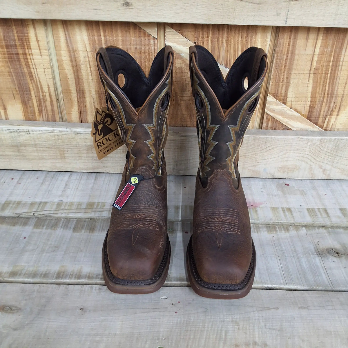 Rocky Long Range Work Boots by Wild West Outfitters