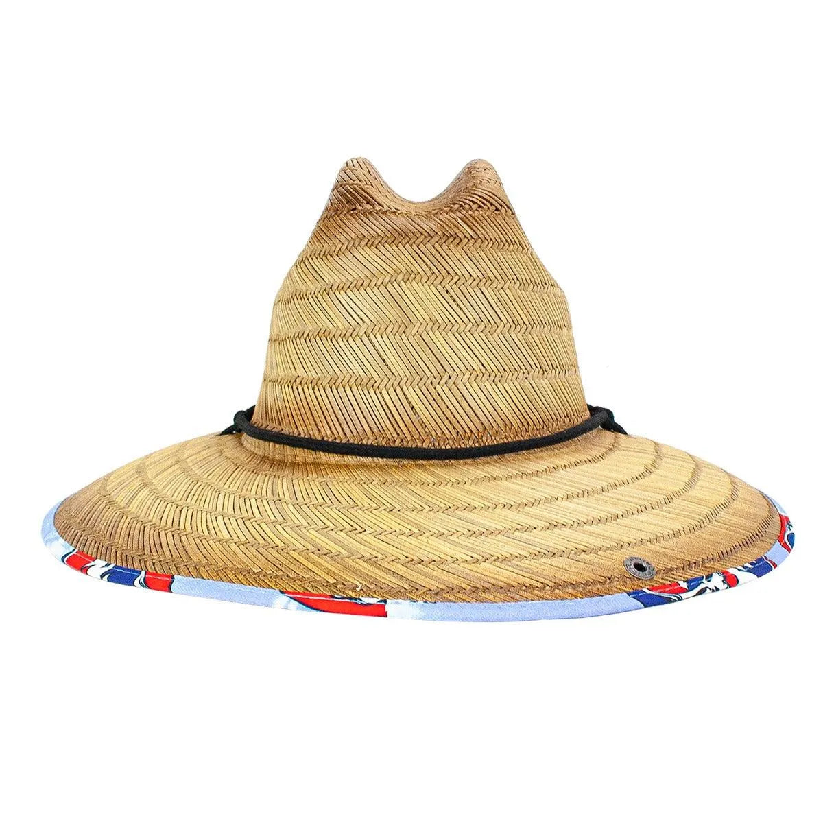 Peter Grimm Grateful Dead SYF (Steal Your Face) - Rye Straw Lifeguard Hat