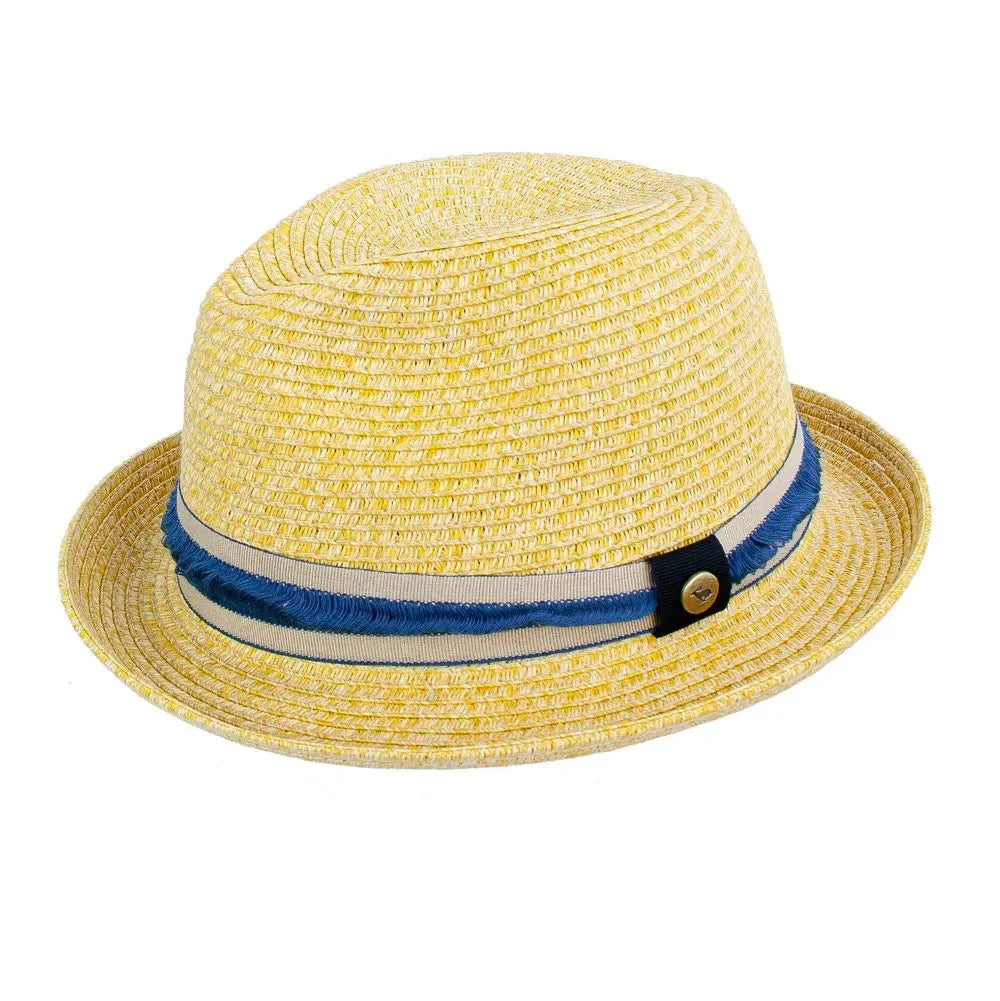 Peter Grimm Del Sol - Straw Fedora Hat