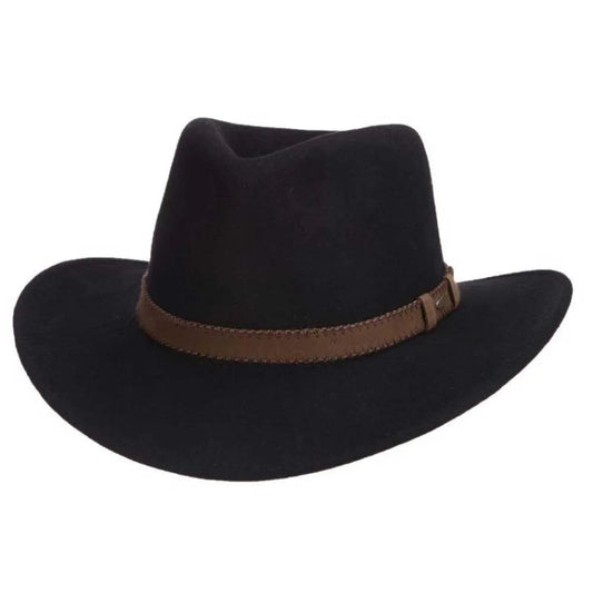 Scala Taliesin - Shapeable Soft Wool Felt Outdoorsman Hat (Closeout)