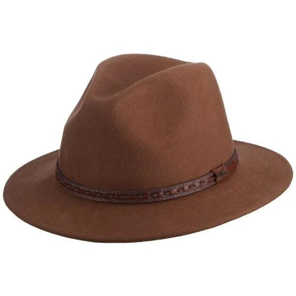 Scala Decatur - Soft Wool Felt Fedora Hat