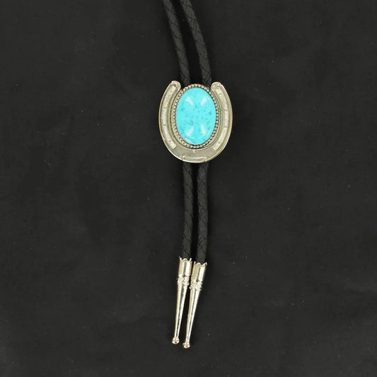 Double S Horseshoe - Bolo Tie