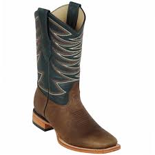 Los Altos Rage Honey Wide Square Toe Cowboy Boots