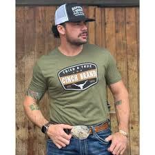 Cinch Lead Dont Follow Olive T Shirt Motivational Graphic Tee Unisex Cotton Comfort Fit by Wild West Outfitters