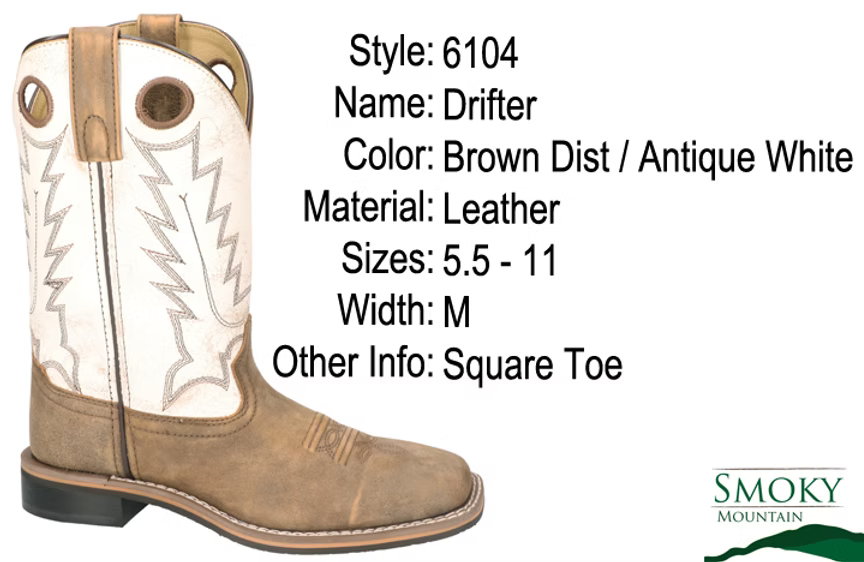 Smoky Mountain Drifter Women's Cowgirl Boots