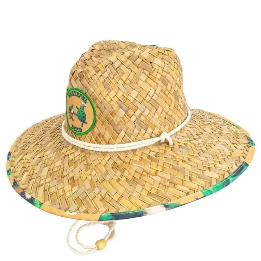 Peter Grimm Grateful Dead Dancing Turtles Lifeguard - Straw Lifeguard Hat