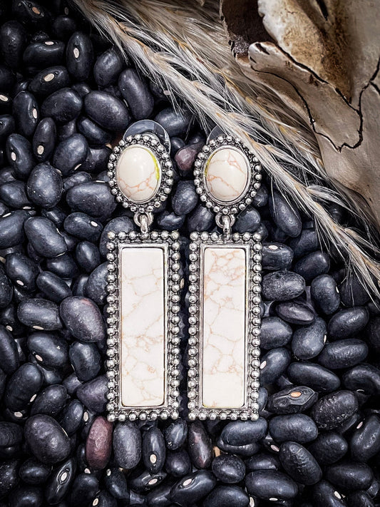 Haven Fashion Earrings - White