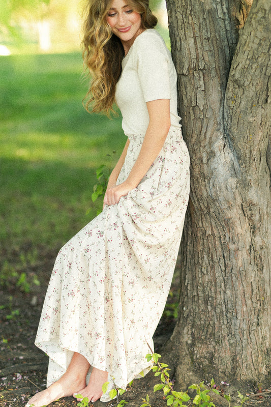 Havyn Lined Maxi Skirt