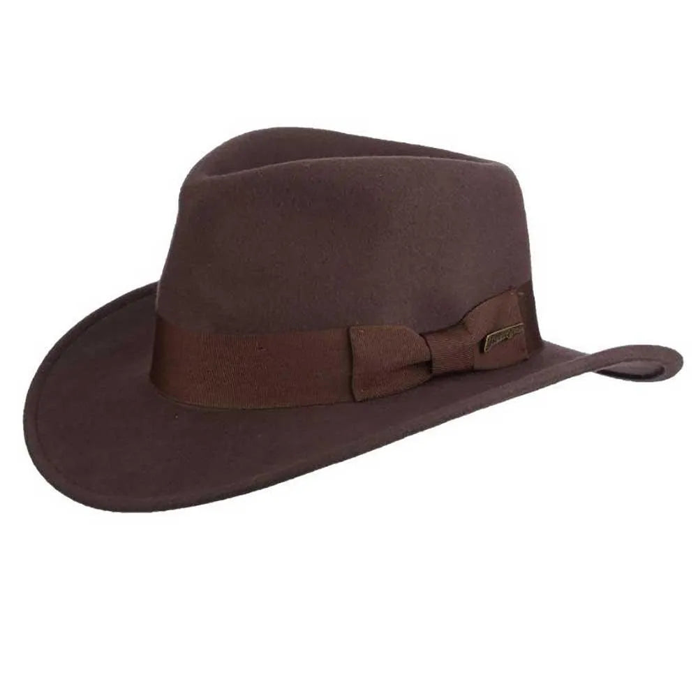 Indiana Jones™ Belloq - Crushable Soft Wool Felt Fedora Hat