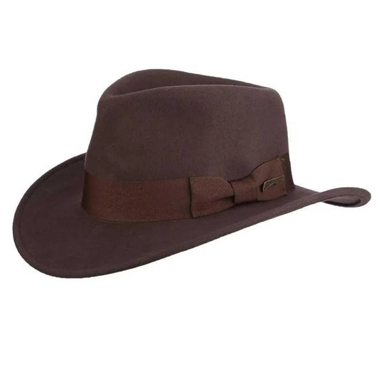 Indiana Jones™ Belloq - Crushable Soft Wool Felt Fedora Hat