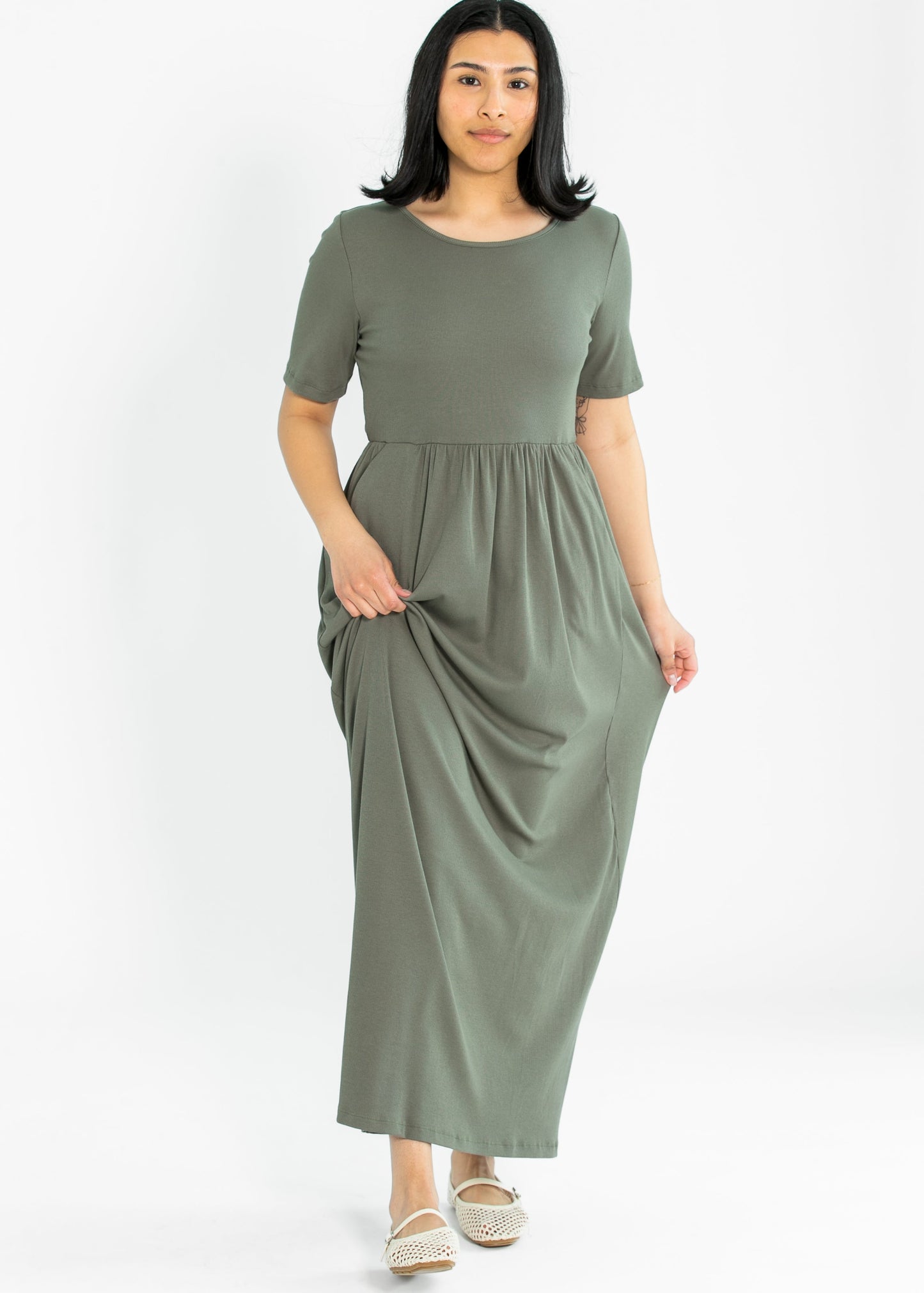 Jasmine Ribbed Maxi Dress