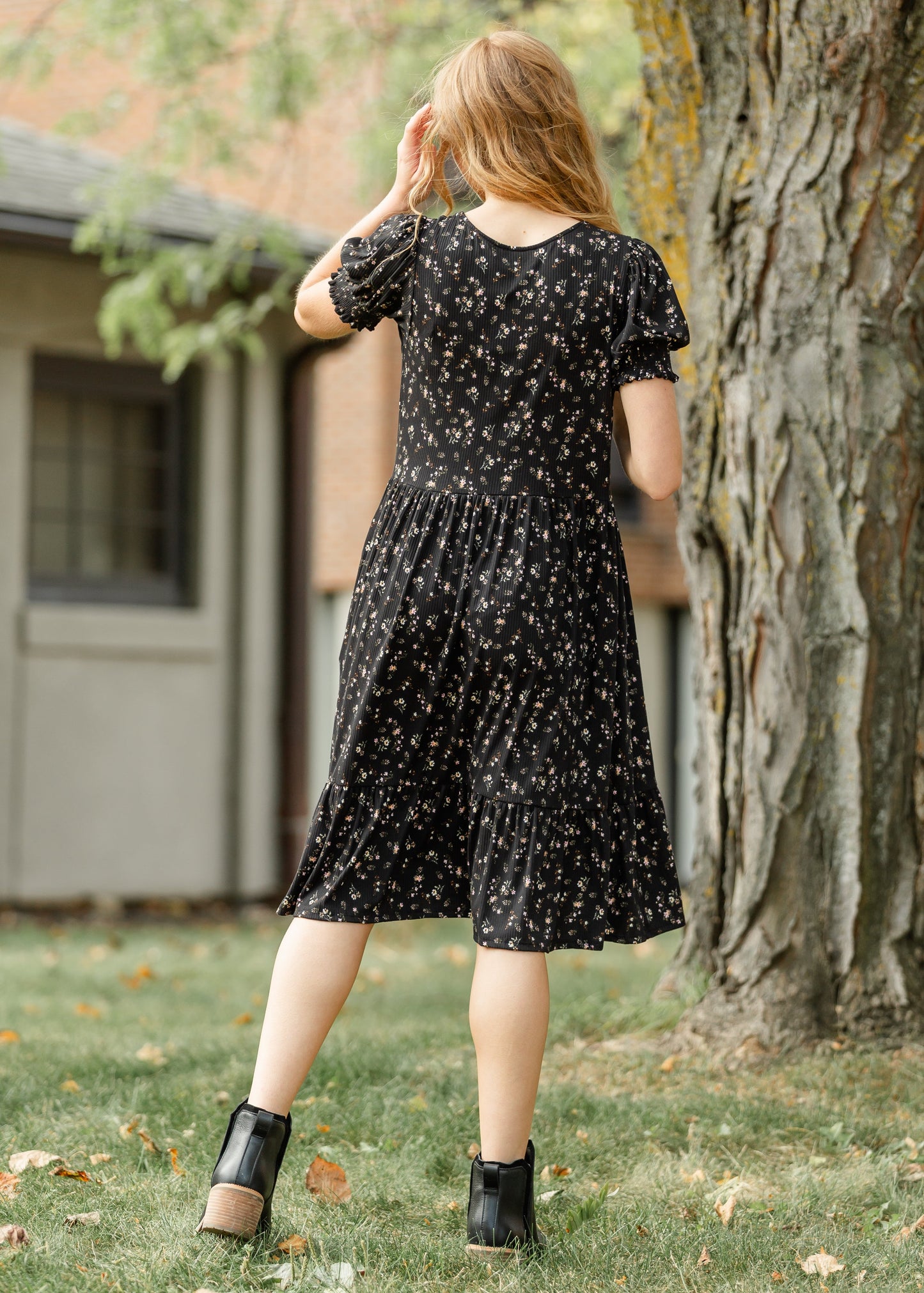 Jess Short Sleeve Midi Dress