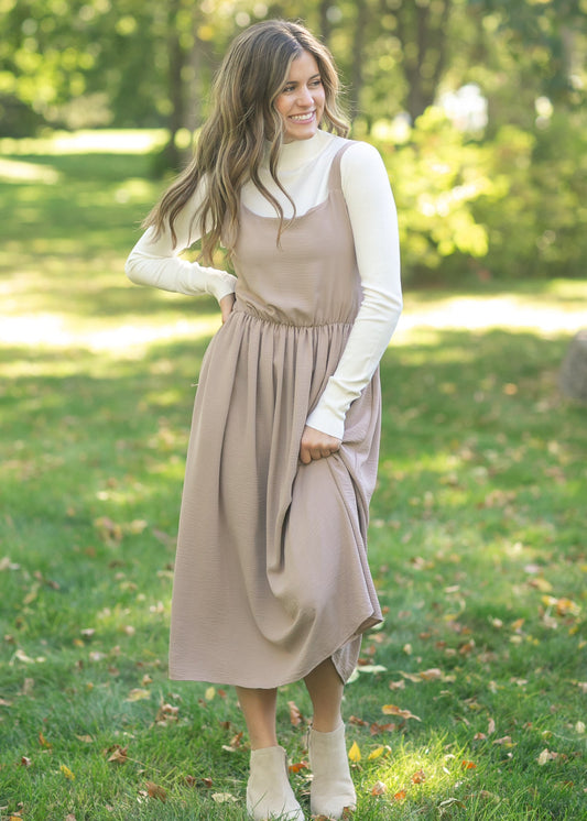 Laken Smocked Back Midi Dress