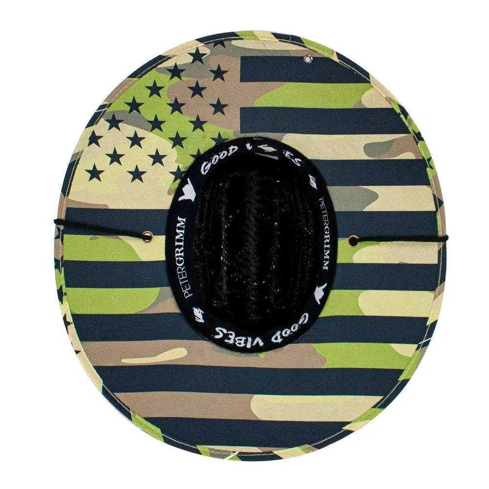 Peter Grimm Liberty - Rush Straw Lifeguard Hat