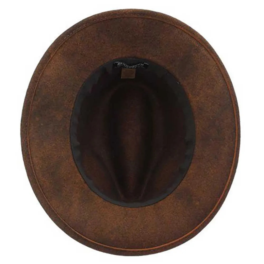 Scala Woodstock - Distressed Soft Wool Felt Fedora Hat