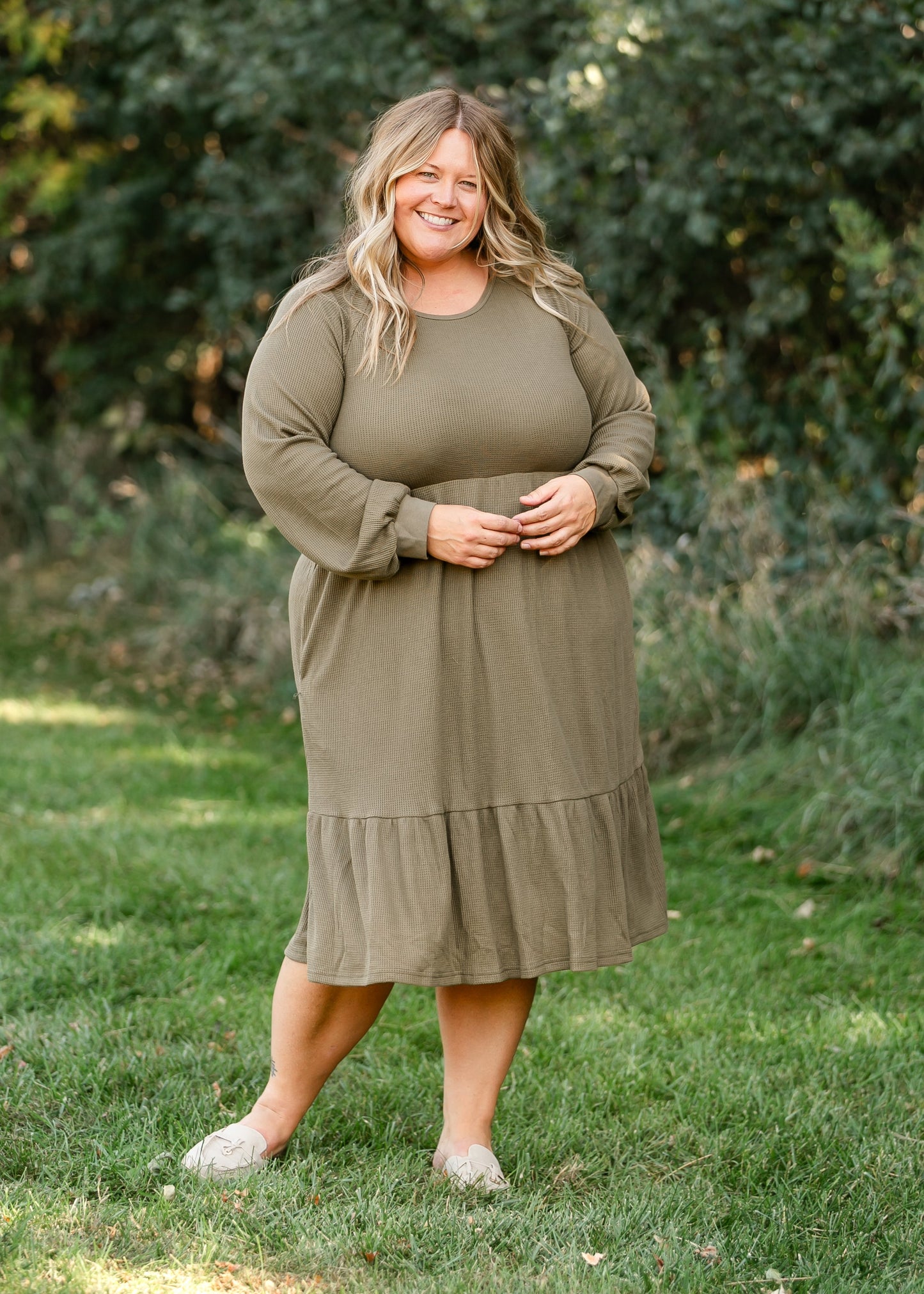 Luna Tiered Midi Dress