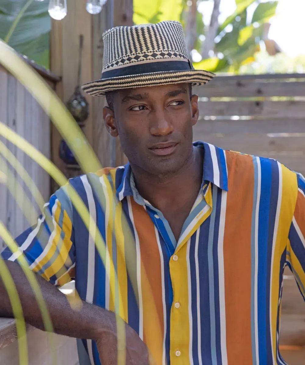 Peter Grimm Mazatlan - Straw Fedora Hat (Closeout)