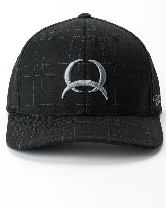 Cinch Flexfit Mens Small Medium Black Grid Cap Adjustable Baseball Hat For Men Everyday Wear by Wild West Outfitters