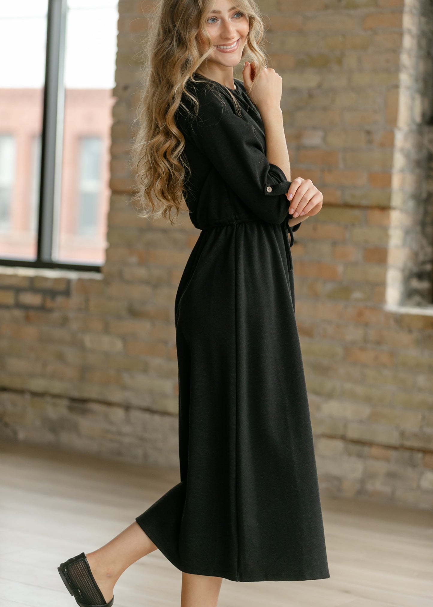 Monica Tie Waist Midi Dress - FINAL SALE