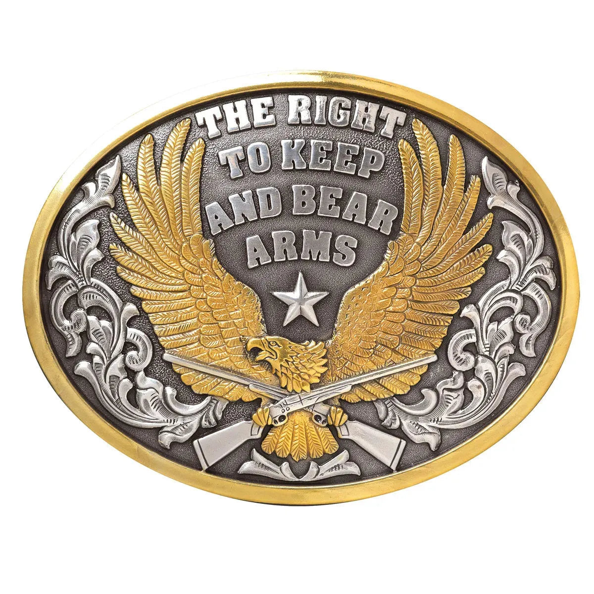 Nocona Right To Bear Arms - Belt Buckle