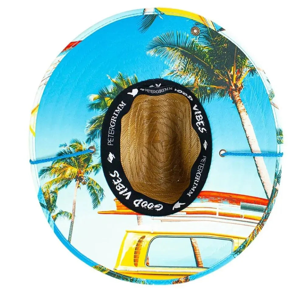 Peter Grimm Off Coast - Rye Straw Lifeguard Hat