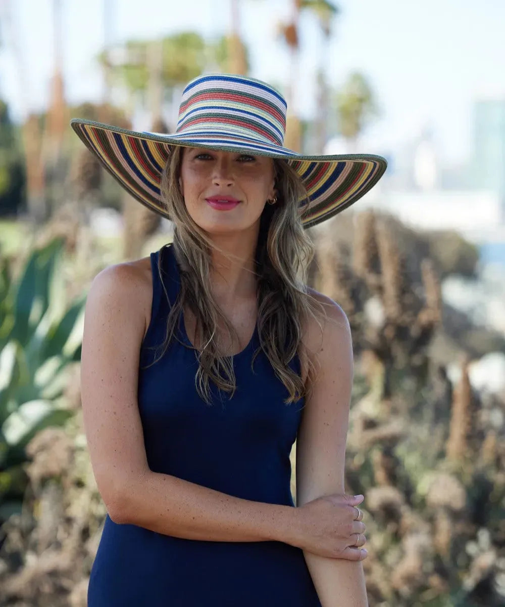 Peter Grimm Drew - Womens Wide Brim Straw Sun Hat