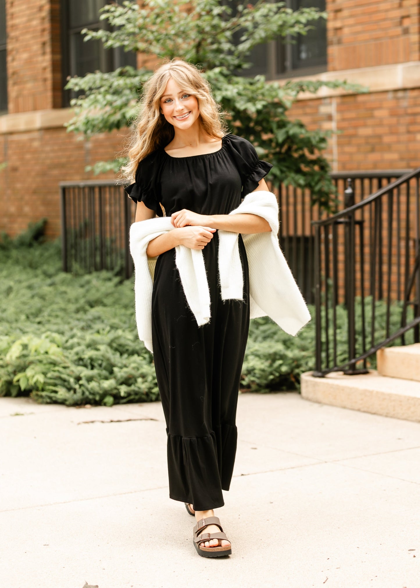 Amy Puff Sleeve Maxi Dress