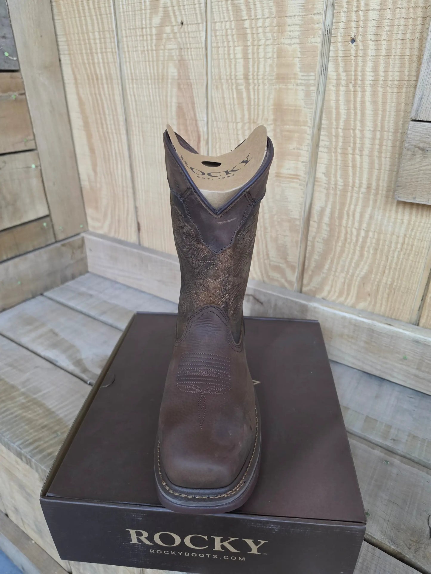 Rocky Iron Skull Composite Toe Internal MET Guard Boot by Wild West Outfitters