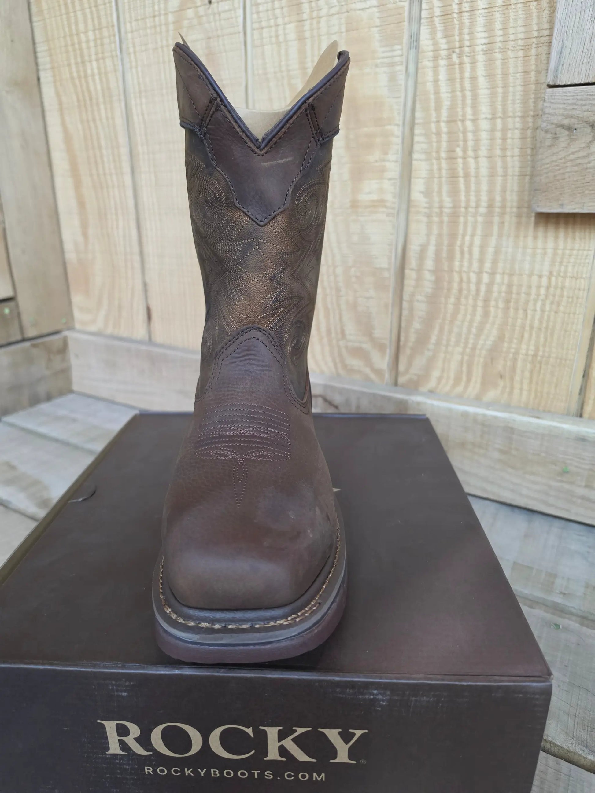 Rocky Iron Skull Composite Toe Internal MET Guard Boot by Wild West Outfitters
