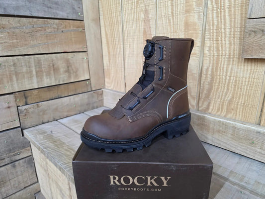 Rocky Rams Horn Composite Toe Logger Boot by Wild West Outfitters