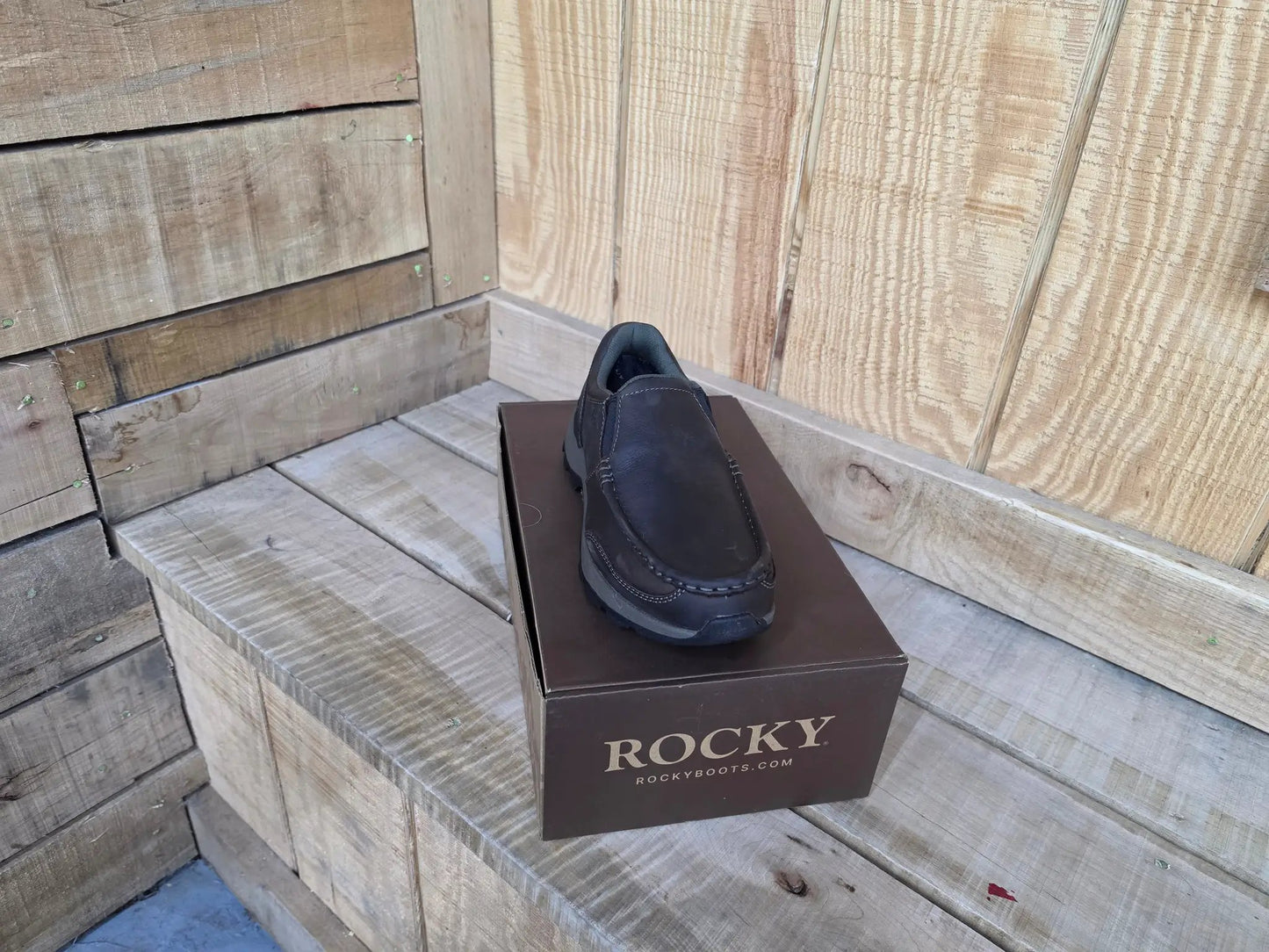 Rocky Trophy Series 3” Waterproof Slip-On Rugged Casual by Wild West Outfitters