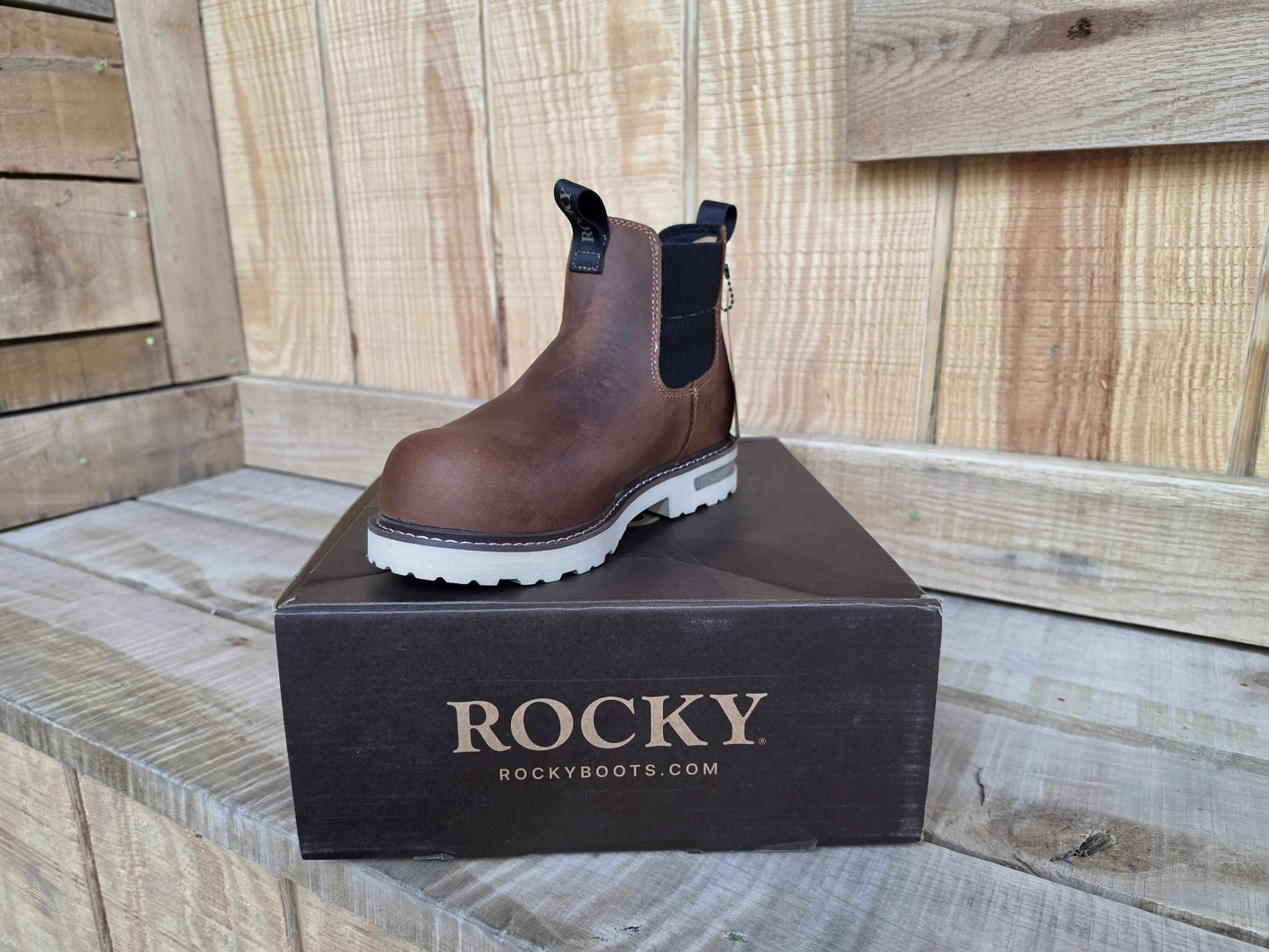 Rocky Grindstone XTR BOA Composite Toe 6 Inch Waterproof Work Boots by Wild West Outfitters