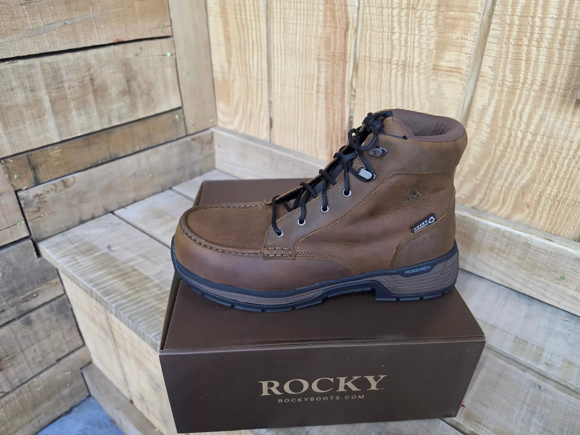 Rocky Treadflex Waterproof Work Boot by Wild West Outfitters