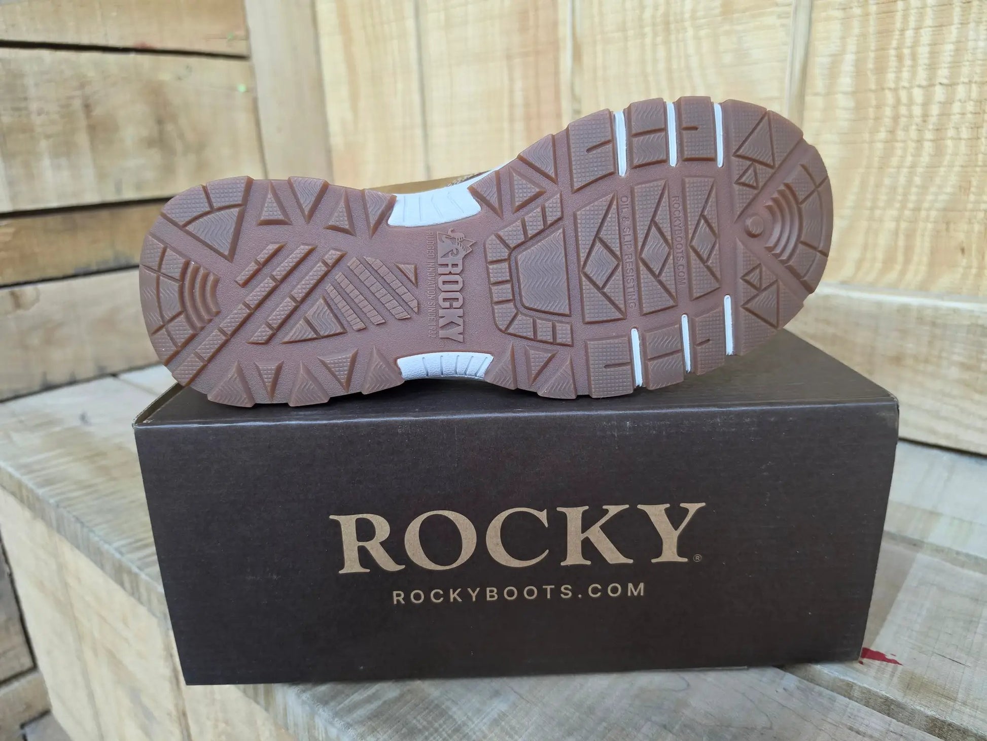 Rocky Rebound Wedge Waterproof Composite Toe Work Boot by Wild West Outfitters
