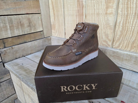 Rocky MonoCrepe Wedge BOA® Work Boot by Wild West Outfitters