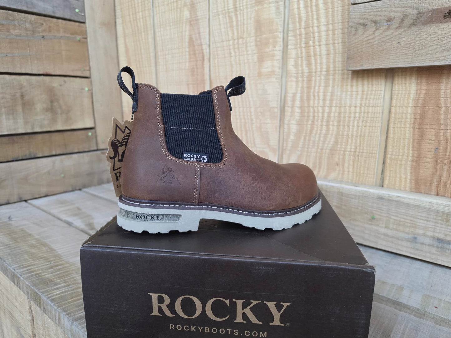 Rocky Grindstone XTR BOA Composite Toe 6 Inch Waterproof Work Boots by Wild West Outfitters