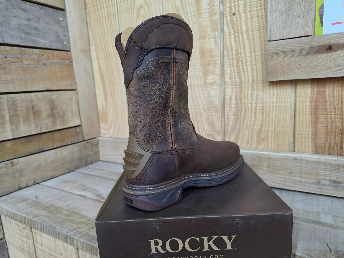 Rocky Iron Skull Composite Toe Internal MET Guard Boot by Wild West Outfitters
