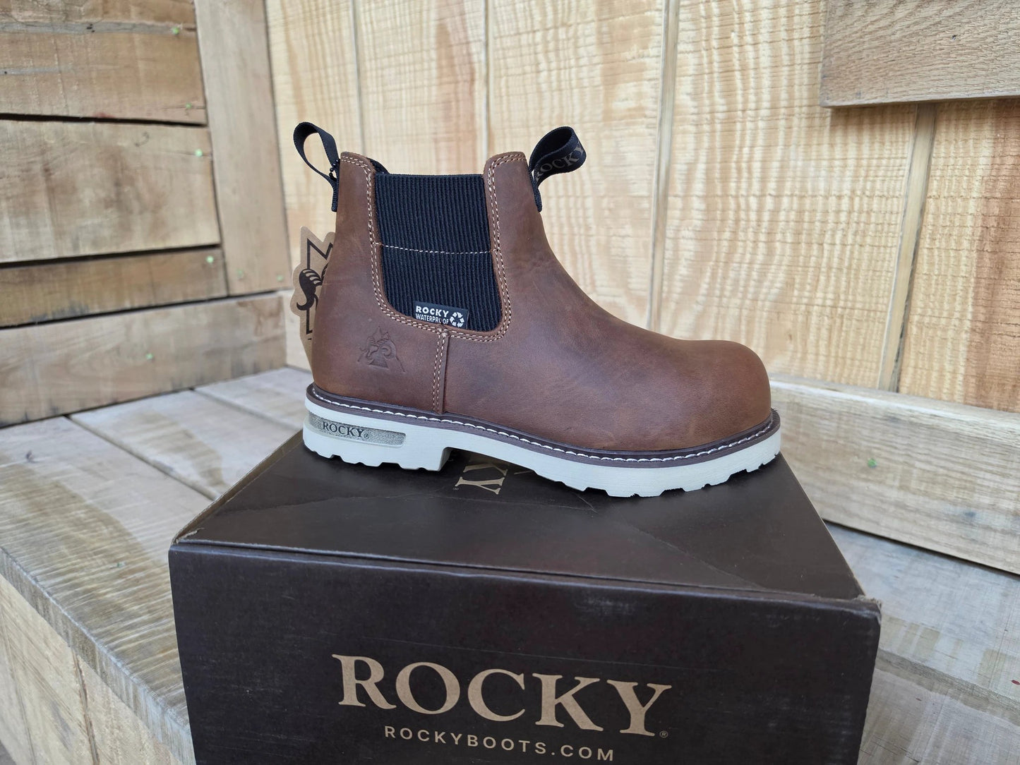 Rocky Grindstone XTR BOA Composite Toe 6 Inch Waterproof Work Boots by Wild West Outfitters