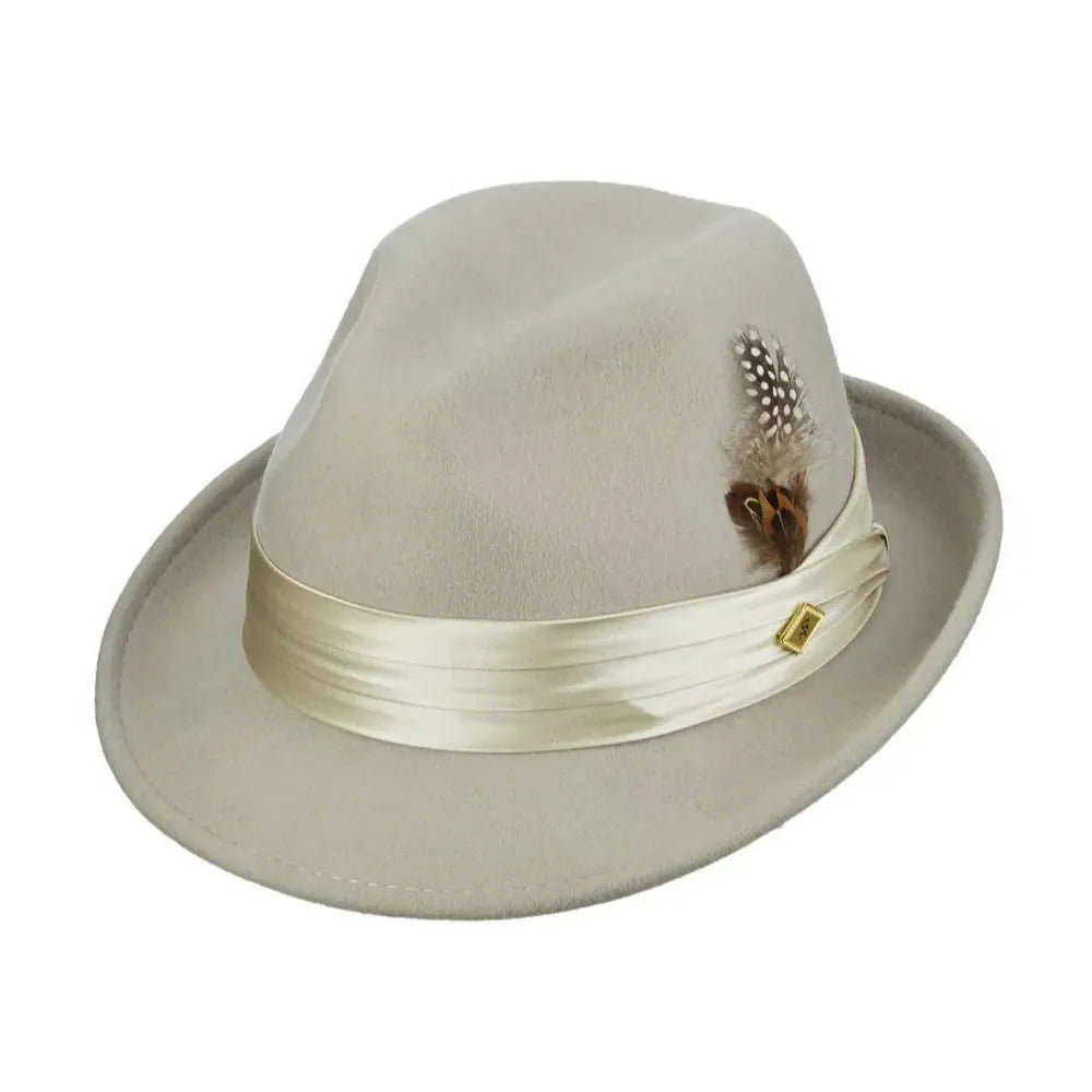 Stacy Adams Johnston - Soft Wool Felt Fedora Hat
