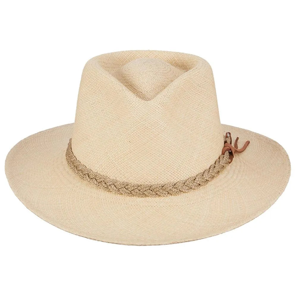 Scala Taos - Panama Straw Fedora Hat