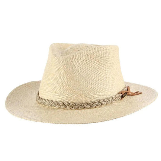 Scala Taos - Panama Straw Fedora Hat