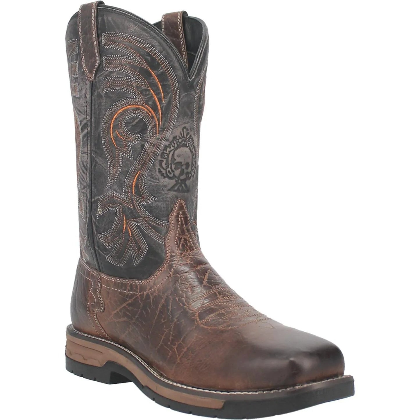 Laredo Hawke (Safety Toe) - Men's Leather Cowboy Work Boot (Closeout)