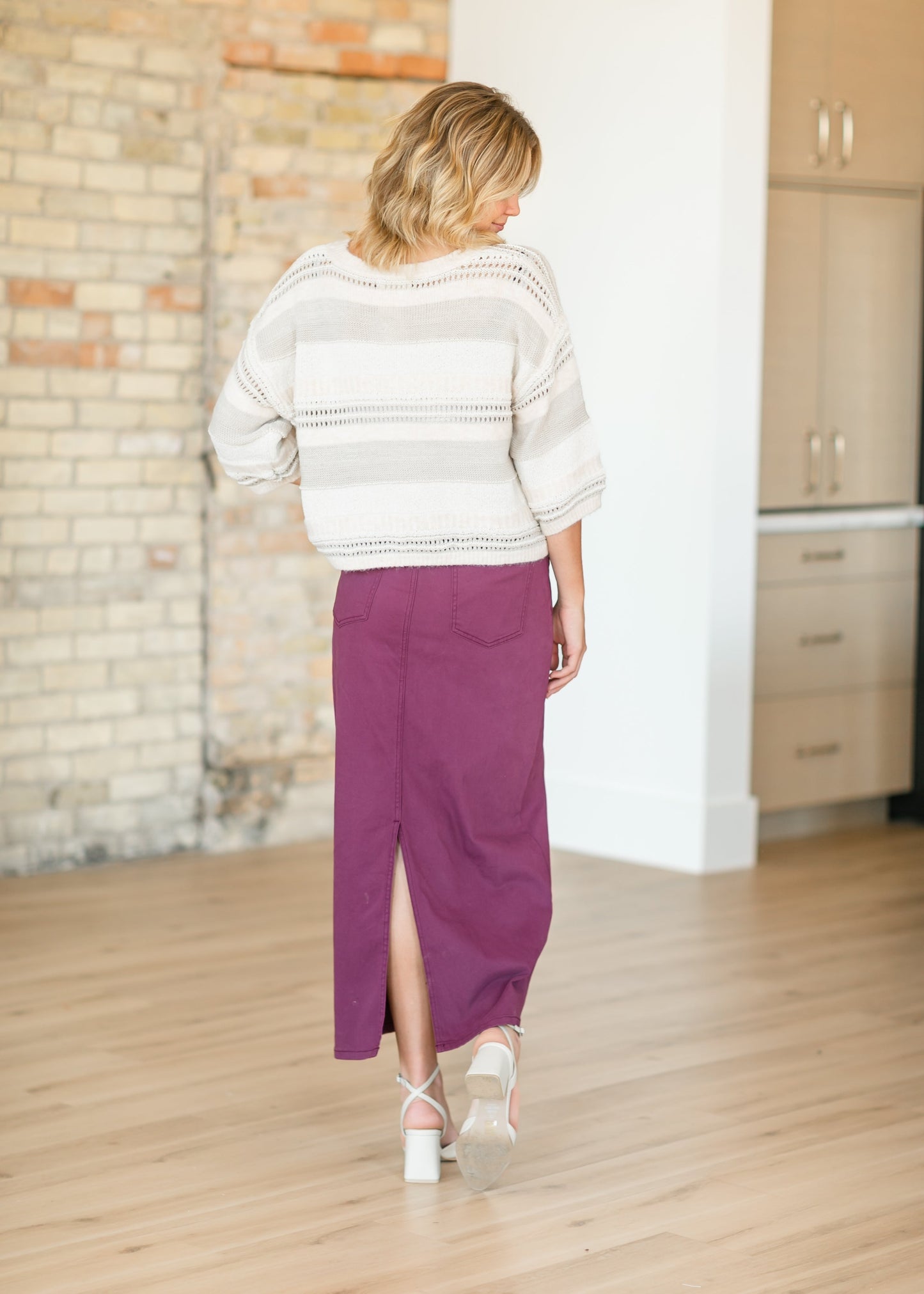 Stella Denim Maxi Skirt